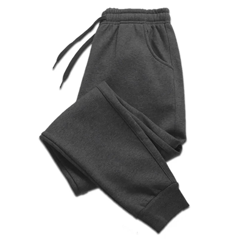 Pantalones deportivos informales de moda para otoño e invierno para hombre, pantalones deportivos para gimnasio, pantalones de chándal para correr, pantalones largos para correr y entrenar