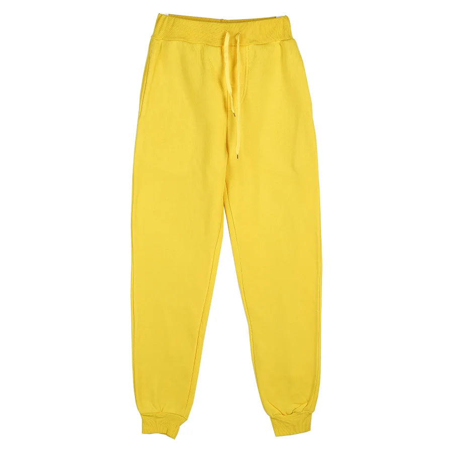 Pantalones de entrenamiento atléticos para hombre, pantalones de chándal informales holgados, pantalones forrados de lana para primavera y otoño, pantalones con cordón de cintura elástica