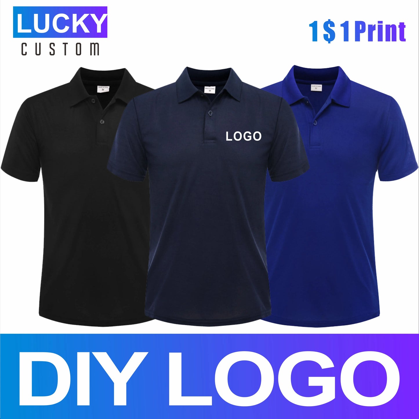 Ropa de Hombre, Polos con estampado personalizado, ropa bordada para Hombre, Camisas para Hombre, Camisa Masculina, Top informal de negocios transpirable