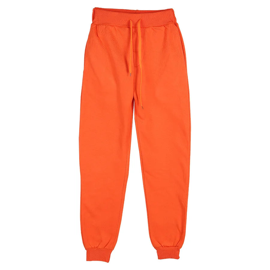Pantalones de entrenamiento atléticos para hombre, pantalones de chándal informales holgados, pantalones forrados de lana para primavera y otoño, pantalones con cordón de cintura elástica