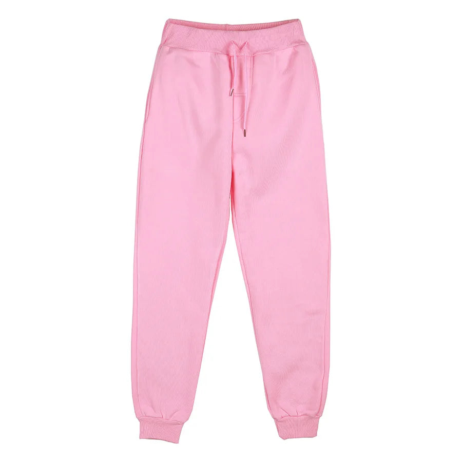 Pantalones de entrenamiento atléticos para hombre, pantalones de chándal informales holgados, pantalones forrados de lana para primavera y otoño, pantalones con cordón de cintura elástica