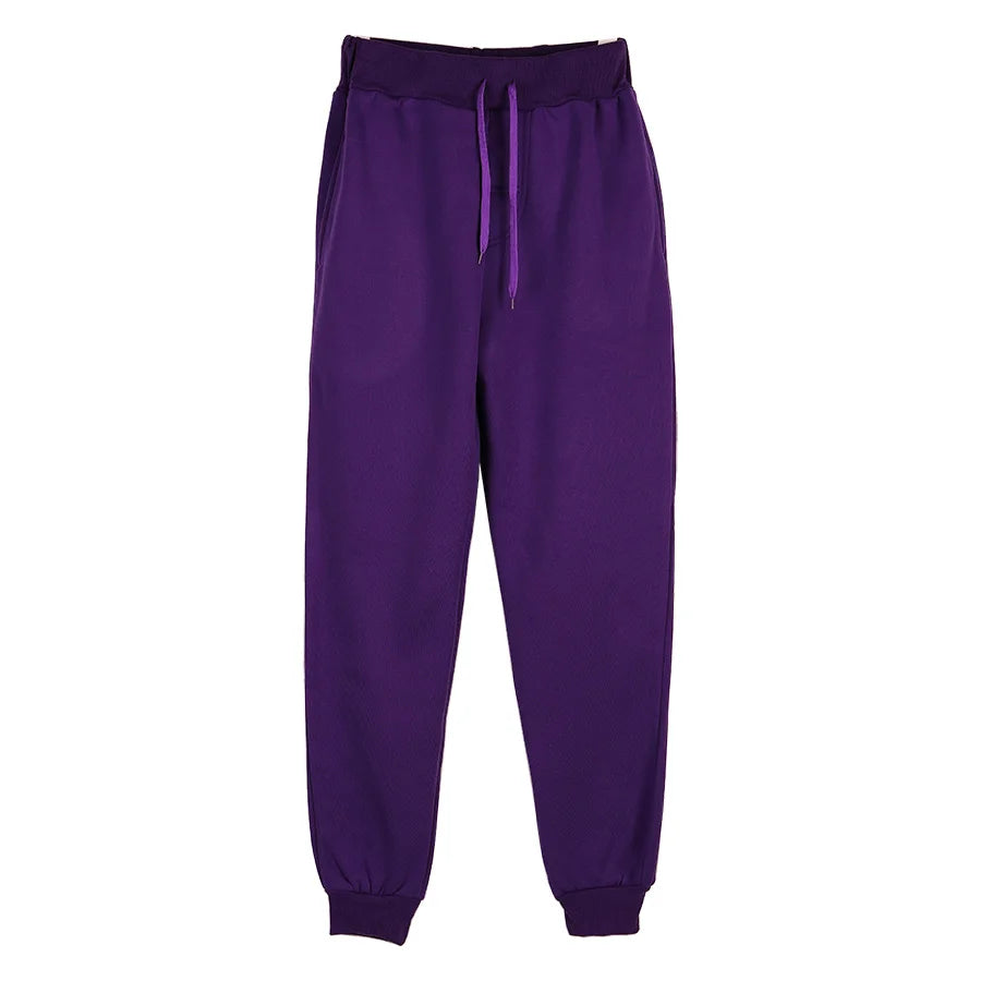 Pantalones de entrenamiento atléticos para hombre, pantalones de chándal informales holgados, pantalones forrados de lana para primavera y otoño, pantalones con cordón de cintura elástica
