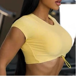 Ropa de entrenamiento para mujer, ropa de gimnasio, Top corto, sujetadores deportivos, pantalones de Yoga con espalda en V, medias de entrenamiento