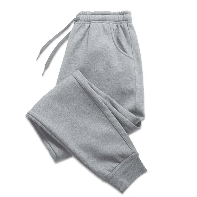 Pantalones deportivos informales de moda para otoño e invierno para hombre, pantalones deportivos para gimnasio, pantalones de chándal para correr, pantalones largos para correr y entrenar