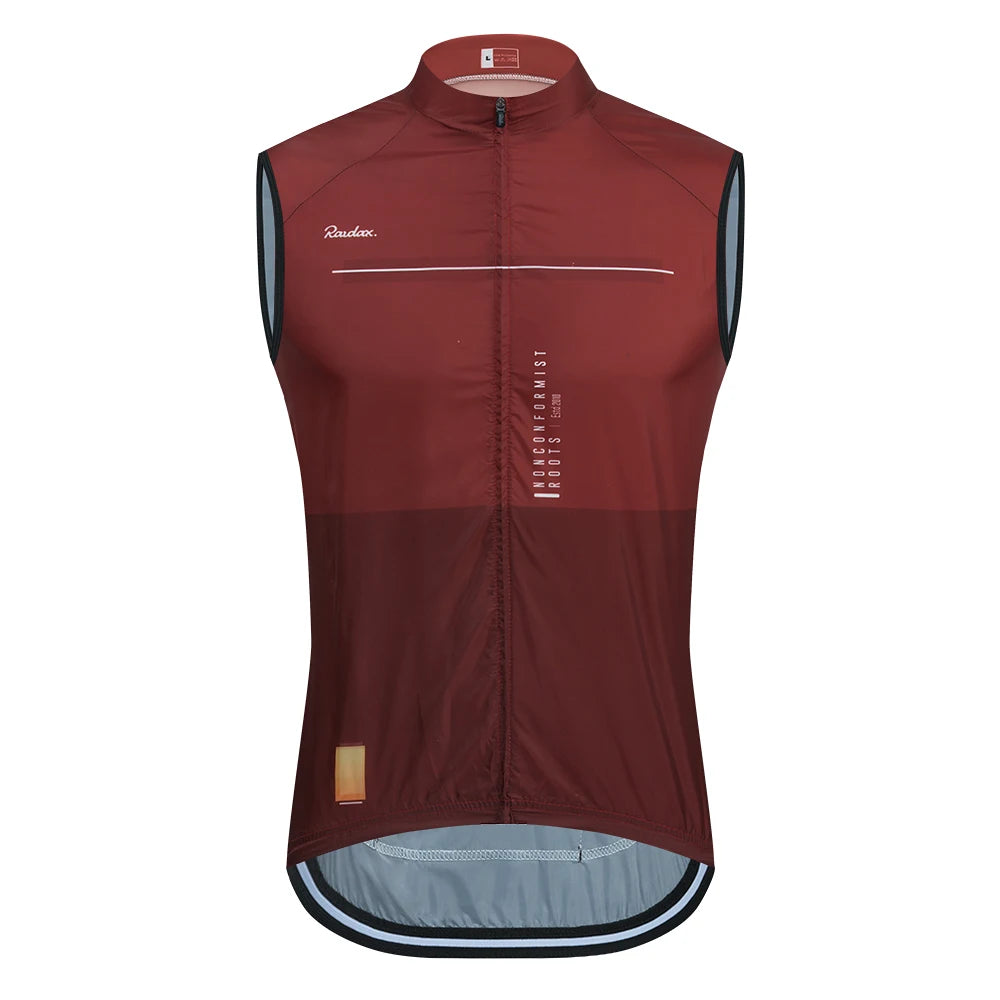 Chaleco de Ciclismo sin mangas Raudax para hombre, camiseta interior de malla para Ciclismo Lets Gobik, ropa de Ciclismo a prueba de viento, chaleco para motocicleta