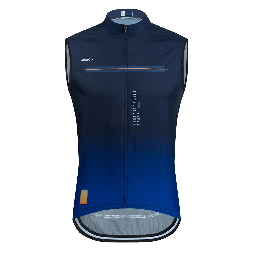 Chaleco de Ciclismo sin mangas Raudax para hombre, camiseta interior de malla para Ciclismo Lets Gobik, ropa de Ciclismo a prueba de viento, chaleco para motocicleta