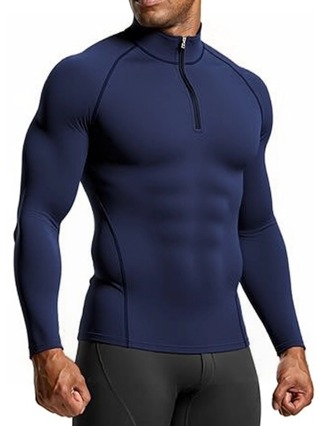 2025 nueva ropa deportiva para hombre, camisetas de gimnasio, camiseta ajustada transpirable de secado rápido de manga larga, ropa de entrenamiento para correr, otoño