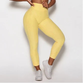 Ropa de entrenamiento para mujer, ropa de gimnasio, Top corto, sujetadores deportivos, pantalones de Yoga con espalda en V, medias de entrenamiento