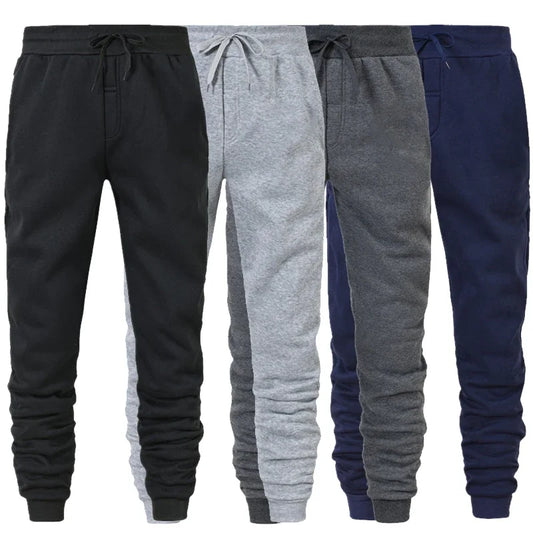 Pantalones deportivos informales de moda para otoño e invierno para hombre, pantalones deportivos para gimnasio, pantalones de chándal para correr, pantalones largos para correr y entrenar