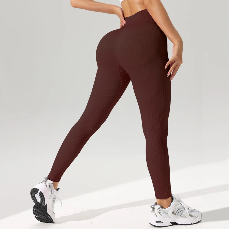 Mallas deportivas para mujer, pantalones de Yoga sin costuras con Control de barriga, ropa deportiva para mujer, mallas de gimnasio, pantalones para mujer, ropa deportiva para mujer