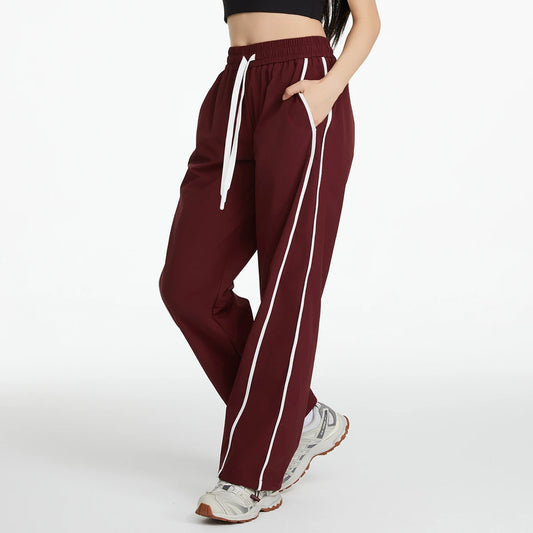 Pantalones deportivos para mujer, pantalones de pierna ancha informales holgados a prueba de viento para montañismo al aire libre, pantalones de protección solar de secado rápido, verano