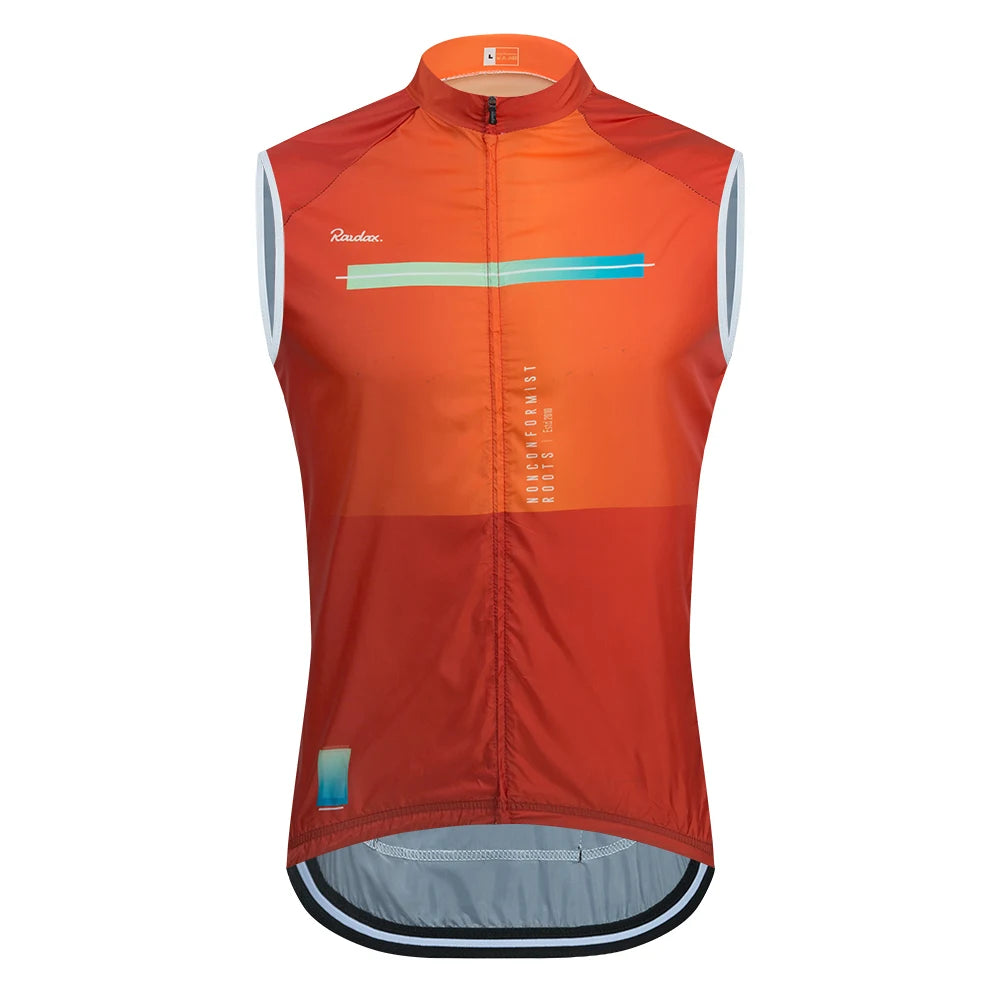 Chaleco de Ciclismo sin mangas Raudax para hombre, camiseta interior de malla para Ciclismo Lets Gobik, ropa de Ciclismo a prueba de viento, chaleco para motocicleta