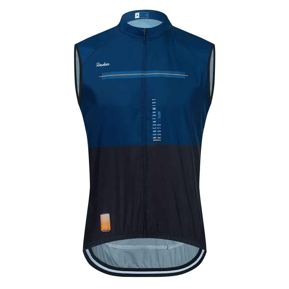Chaleco de Ciclismo sin mangas Raudax para hombre, camiseta interior de malla para Ciclismo Lets Gobik, ropa de Ciclismo a prueba de viento, chaleco para motocicleta