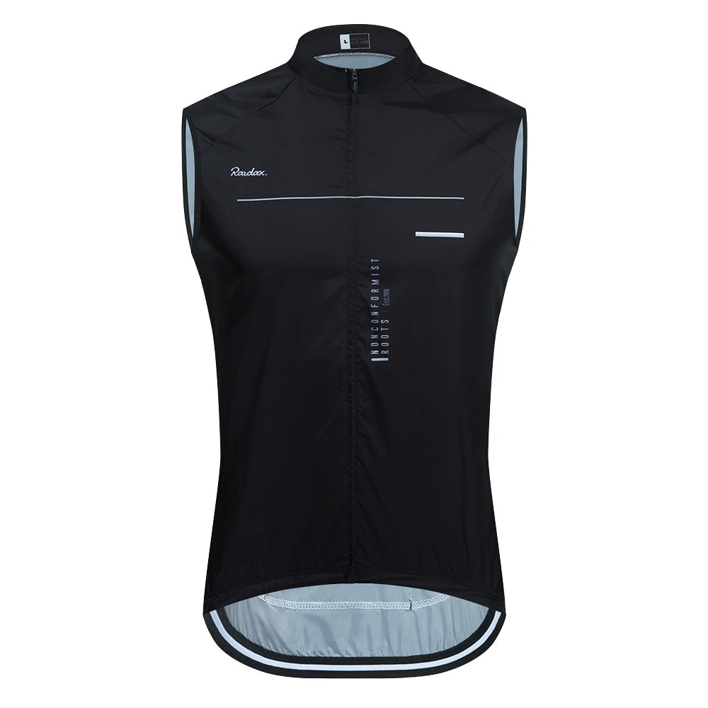 Chaleco de Ciclismo sin mangas Raudax para hombre, camiseta interior de malla para Ciclismo Lets Gobik, ropa de Ciclismo a prueba de viento, chaleco para motocicleta