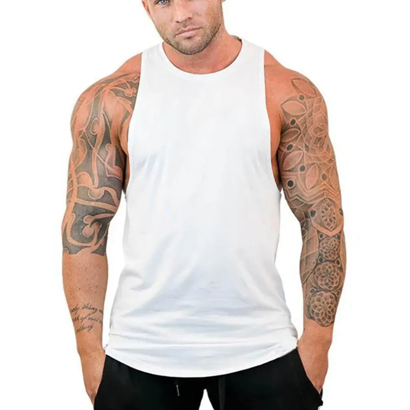 Camiseta interior para correr para hombre, camiseta cómoda sin mangas para entrenamiento y Fitness, deportes al aire libre, correr, chaleco suelto transpirable a la moda