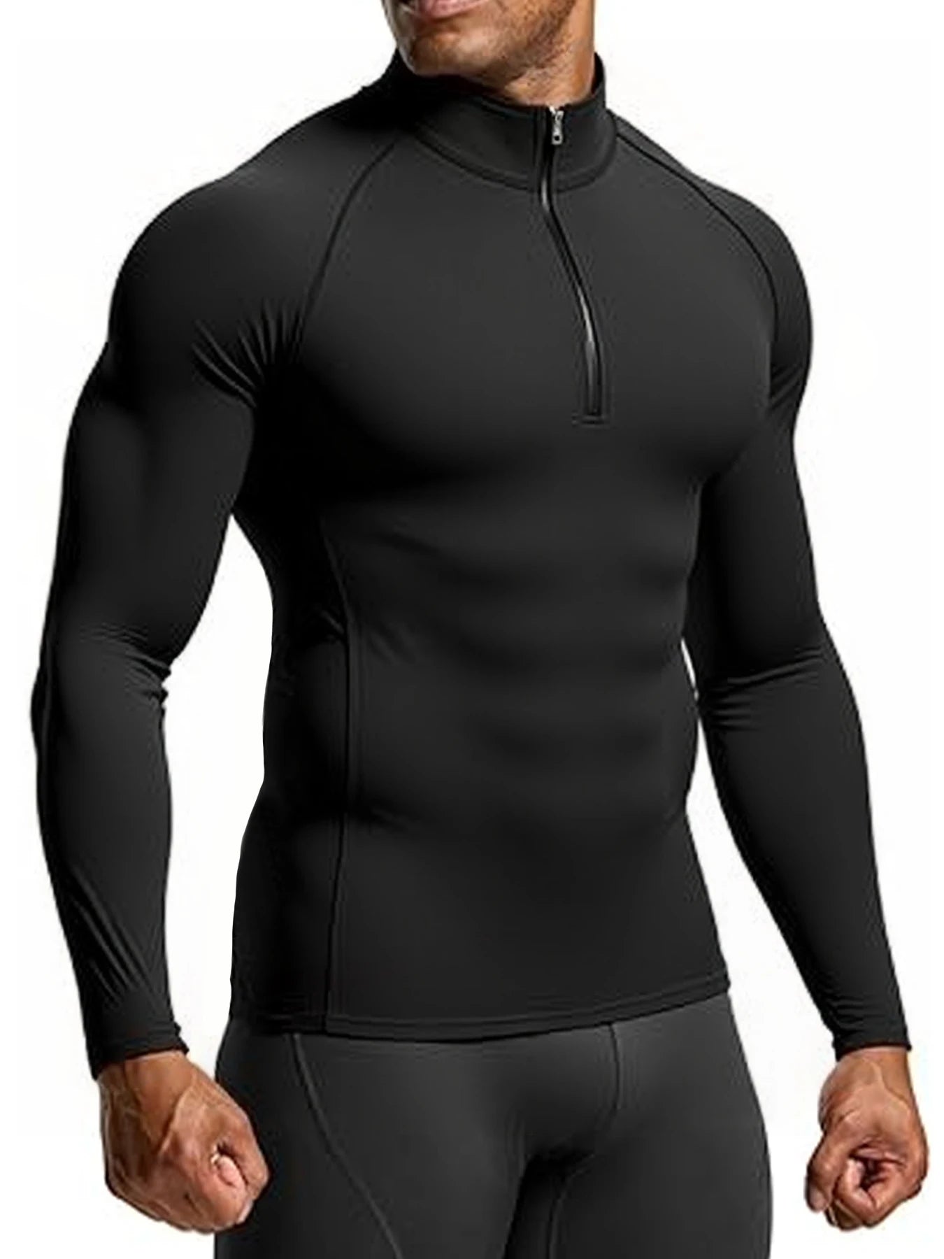 2025 nueva ropa deportiva para hombre, camisetas de gimnasio, camiseta ajustada transpirable de secado rápido de manga larga, ropa de entrenamiento para correr, otoño