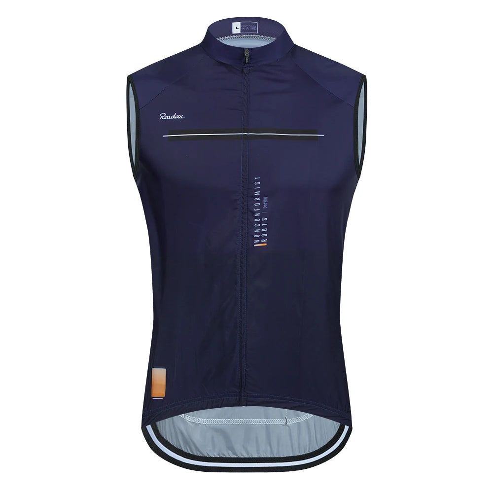 Chaleco de Ciclismo sin mangas Raudax para hombre, camiseta interior de malla para Ciclismo Lets Gobik, ropa de Ciclismo a prueba de viento, chaleco para motocicleta