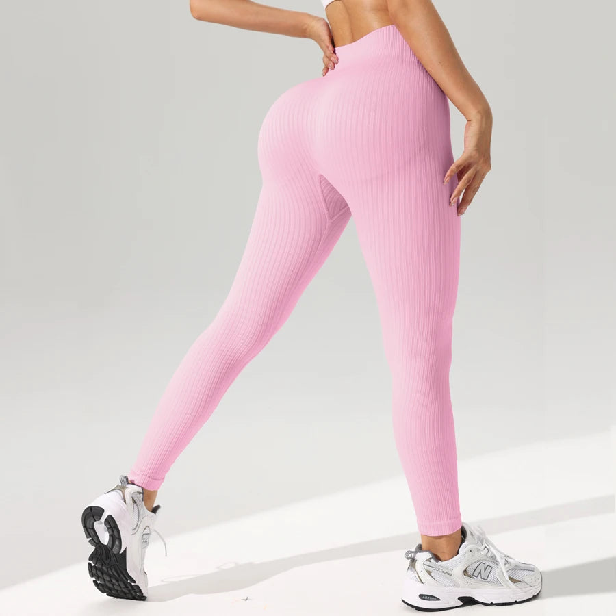 Mallas deportivas para mujer, pantalones de Yoga sin costuras con Control de barriga, ropa deportiva para mujer, mallas de gimnasio, pantalones para mujer, ropa deportiva para mujer