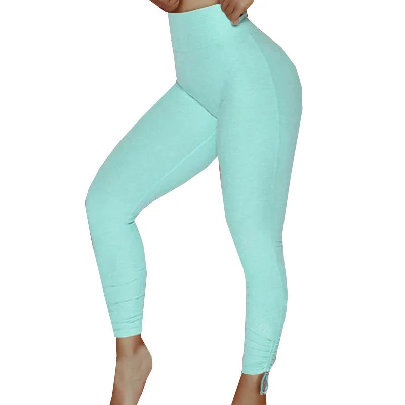 Ropa de entrenamiento para mujer, ropa de gimnasio, Top corto, sujetadores deportivos, pantalones de Yoga con espalda en V, medias de entrenamiento