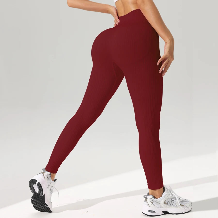 Mallas deportivas para mujer, pantalones de Yoga sin costuras con Control de barriga, ropa deportiva para mujer, mallas de gimnasio, pantalones para mujer, ropa deportiva para mujer