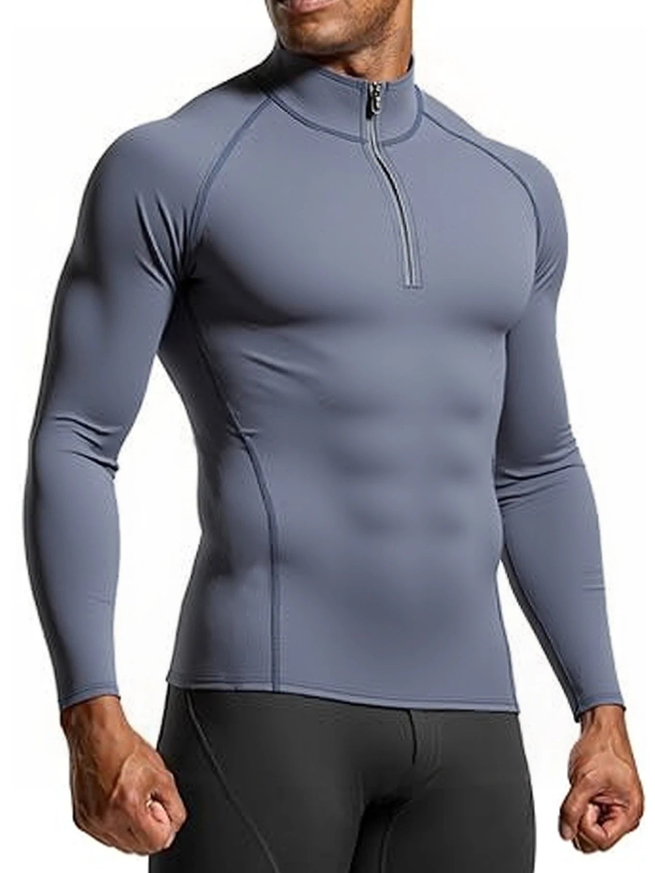 2025 nueva ropa deportiva para hombre, camisetas de gimnasio, camiseta ajustada transpirable de secado rápido de manga larga, ropa de entrenamiento para correr, otoño